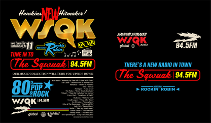 WSQK 94.5 FM “The Squawk” Hawkins Hitmaker Tee
