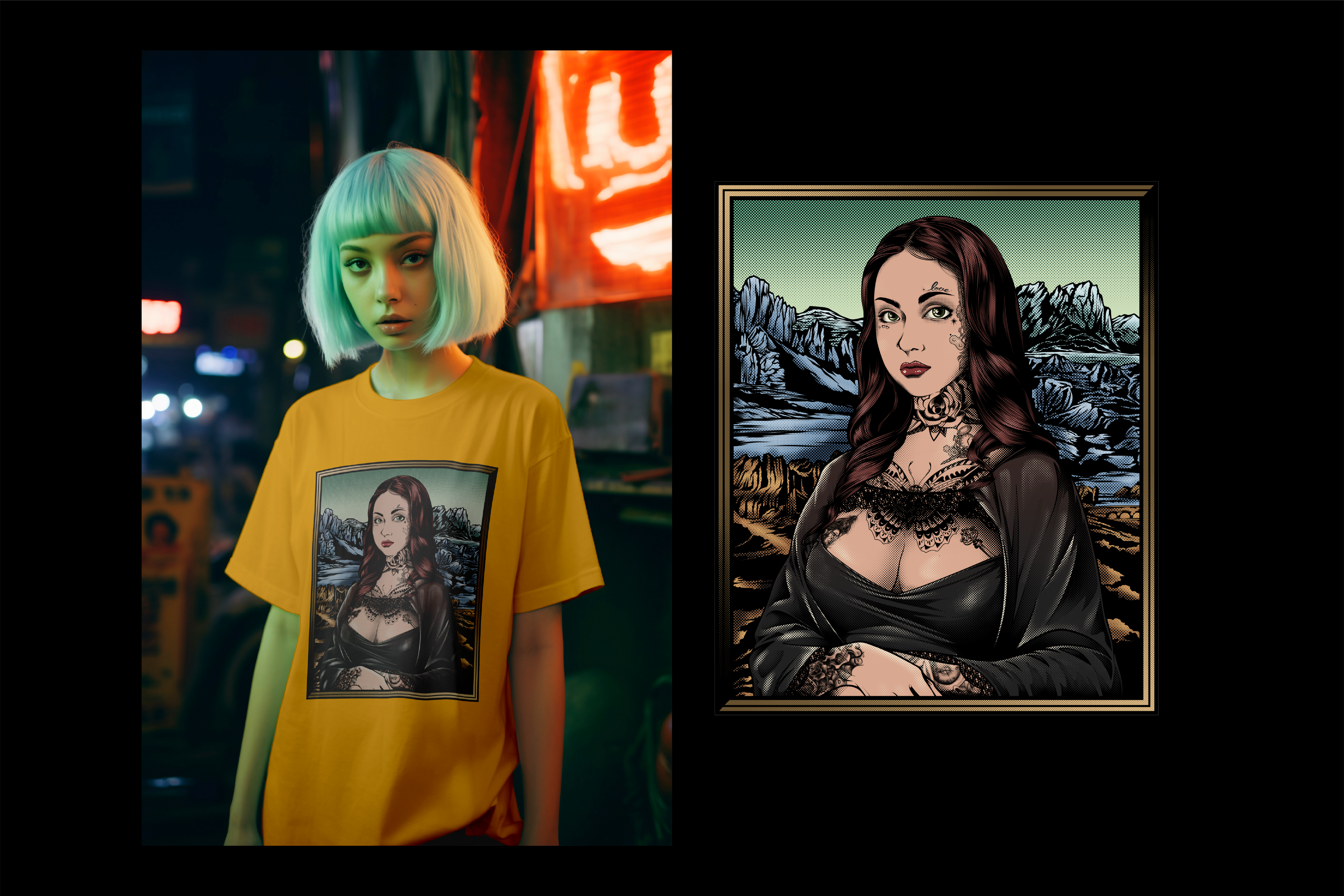 Tattooed Mona
