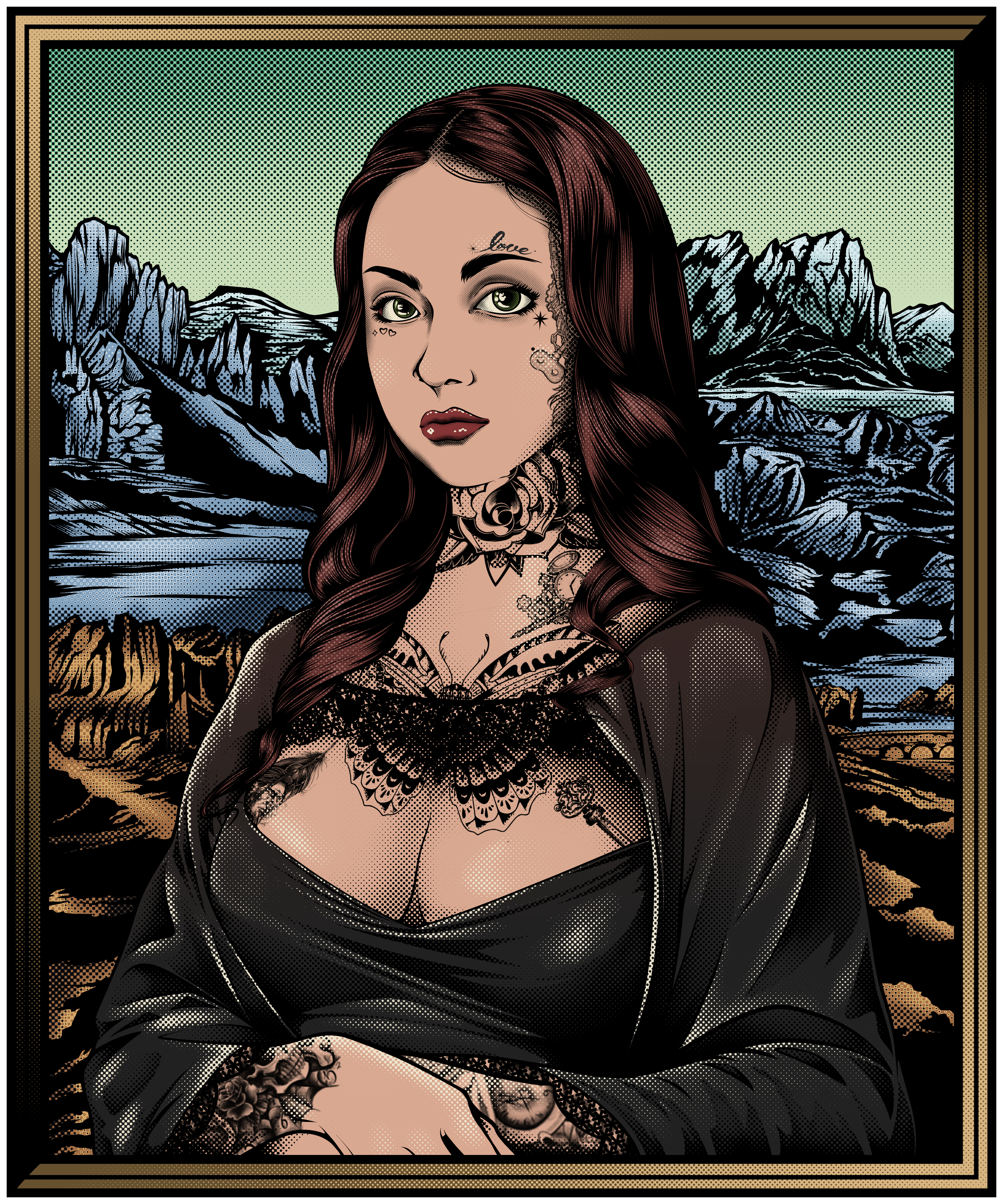 Tattooed Mona